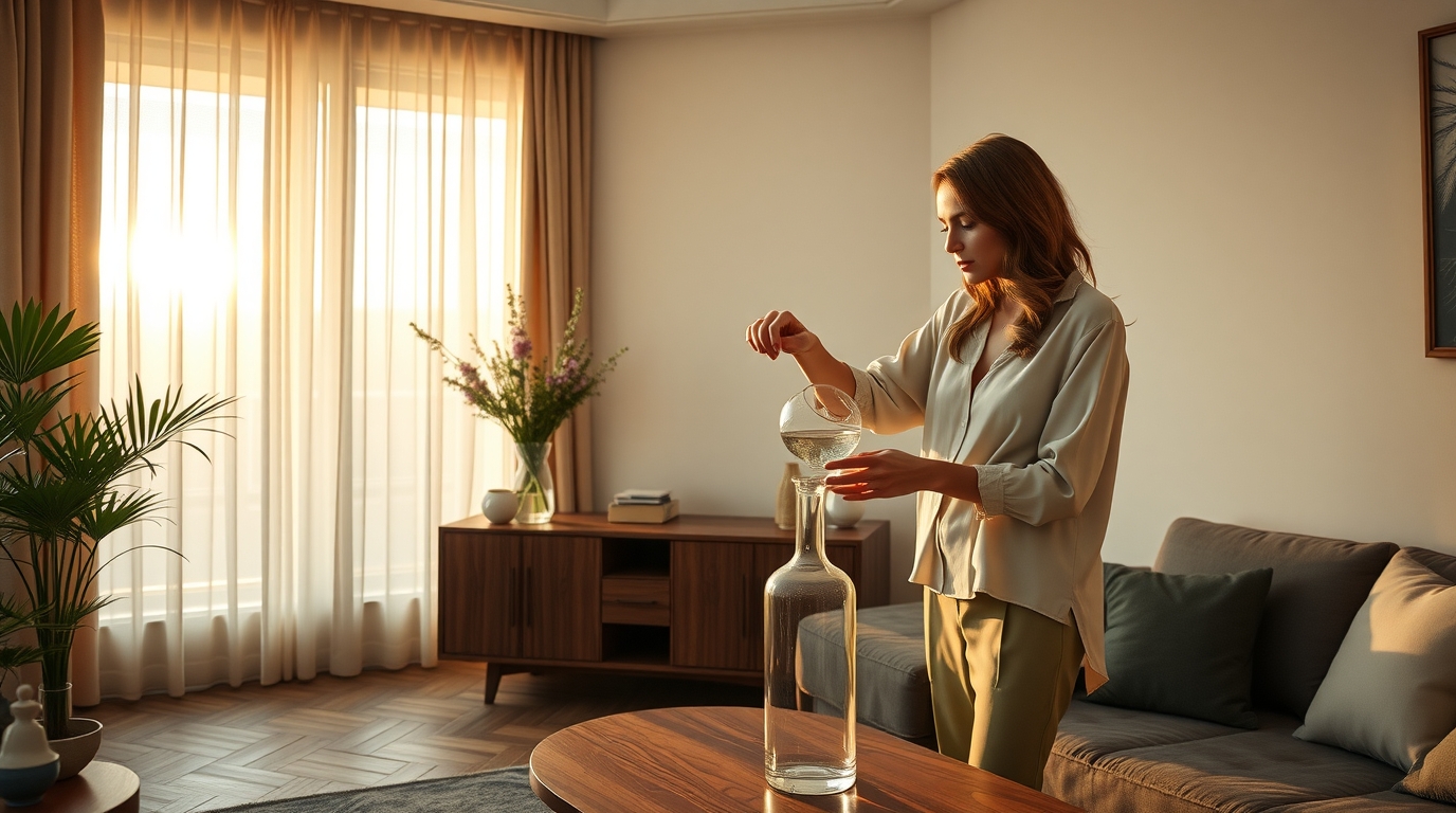 ваза из стекла купить