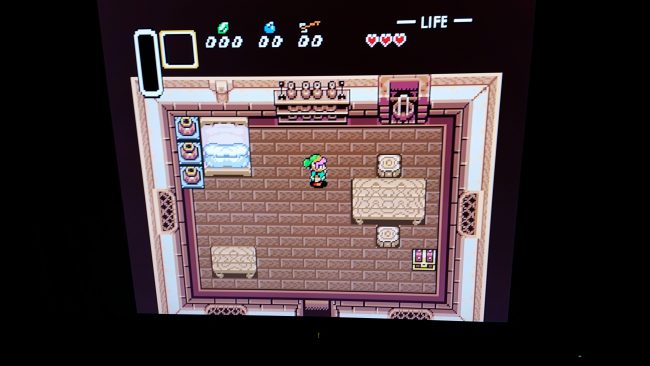 Экран из Legend Of Zelda: ссылка на прошлое от SNES